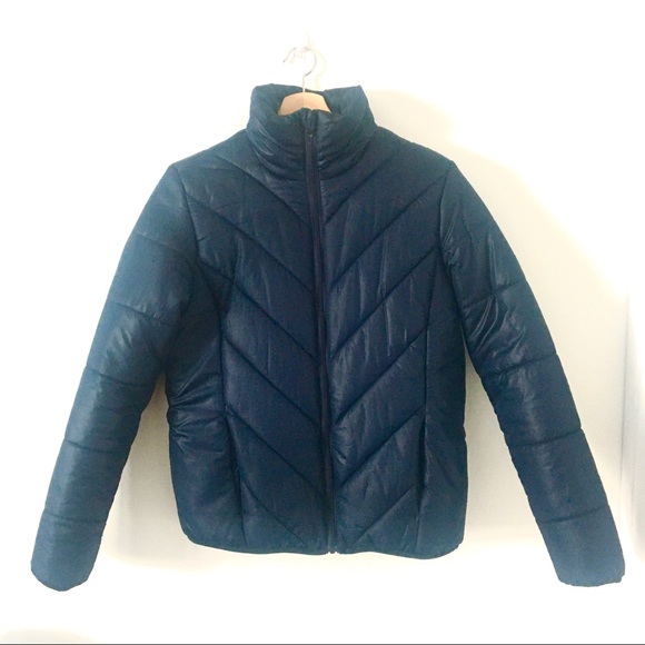 Navy Light Puffer Jacket - Picture 2 of 6
